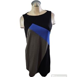 Julie Dillon New York Size 4 Colorblock Dress Sleeveless